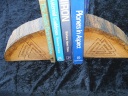 Valknut Tree Trunk Book Ends